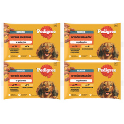 Pedigree Senior Wybór Smaków  w galaretce 4x 4x 100g