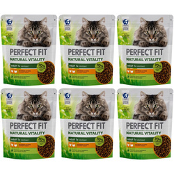 Perfect Fit Natural Vitality 1+ z Kurczakiem i Indykiem 6x 650g