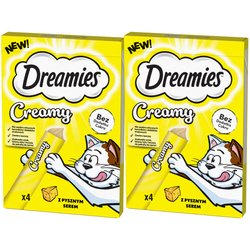 Dreamies Creamy z serem 2x 4x 10g