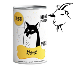 Paka Zwierzaka PEPE karma mokra koza 99% 400g