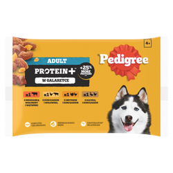 Pedigree Adult Protein+ mix smaków w galaretce 4x 85g