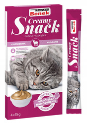Super Benek Creamy Snack z jagnięciną 4x 15g