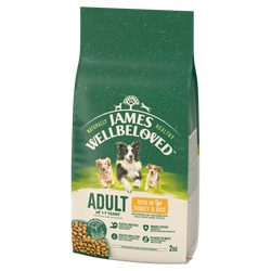James Wellbeloved Adult 2 kg – sucha karma pełnoporcjowa dla dorosłych psów 1-7 lat, bogata w indyka i ryż